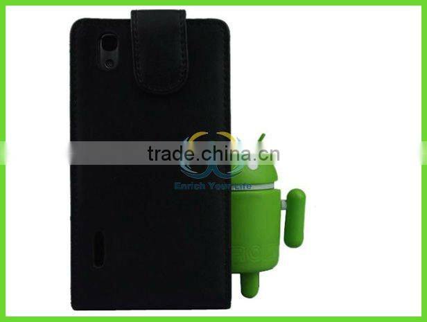 black snake skin leather case for ZTE