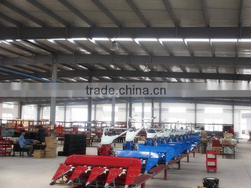 Mini Self-walking 4 lines diesel hay harvester