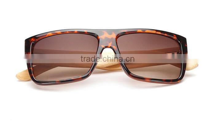 Wooden temple sunglasses cheap plastic frame Wooden glasses dark lens sunglasses