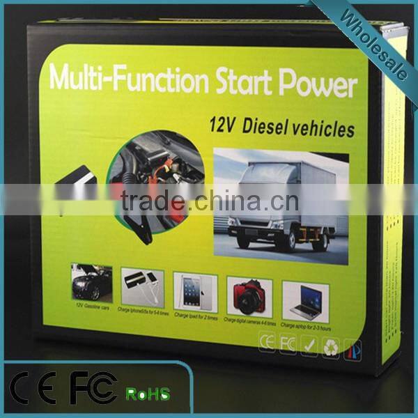 12600mah Portable power supply power bank car jump start