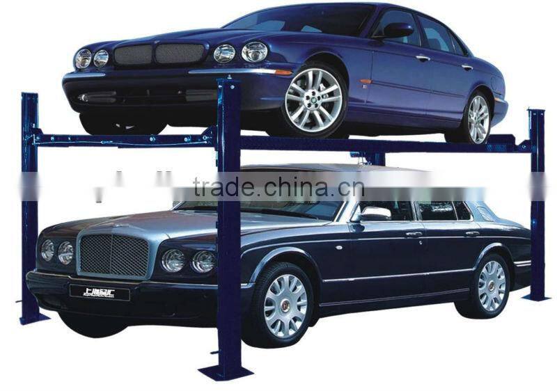 Advanced Underground 4 Pillars Stacker Parking Lift for Home