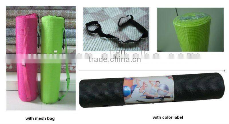 Clean and convenient mat yoga anti slip eco pvc yoga mat