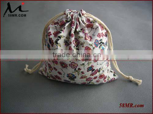 Wholesale Cotton Fabric Drawstring Bag,Small Drawstring Bags