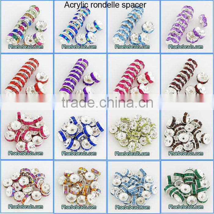 Wholesale Heart Shape Rhinestone Jewelry Findings And Components OMC-044D