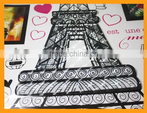 Fashion bedroom sticker, innocuous lenticular 3d floor sticker