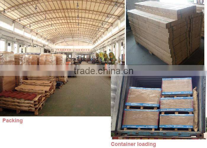 House Resin Color Stone Chip Coated Metal Butterfly Roof Tiles