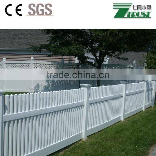 Cheap green vinyl fencing made in China with EU standard