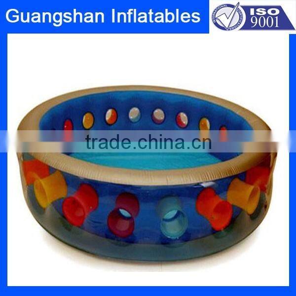 colorful foldable inflatable round kid play water pool