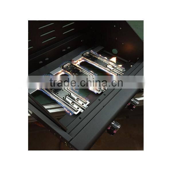 Simple two burner grill with side table