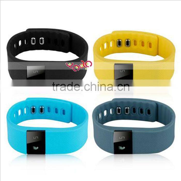 TW64 Pedometer Smart Bracelet Bluetooth Health Sleep Monitoring Black