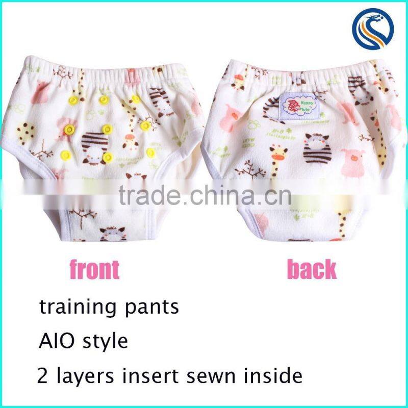 Happy flute baby products cloth diaper high quality wholesale baby training pants