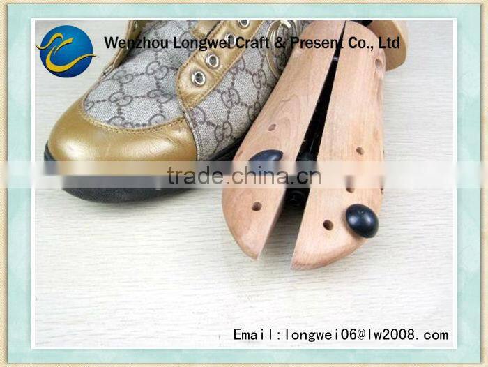 adjustable wooden shoe last/cedar wood shoe tree/shoetree