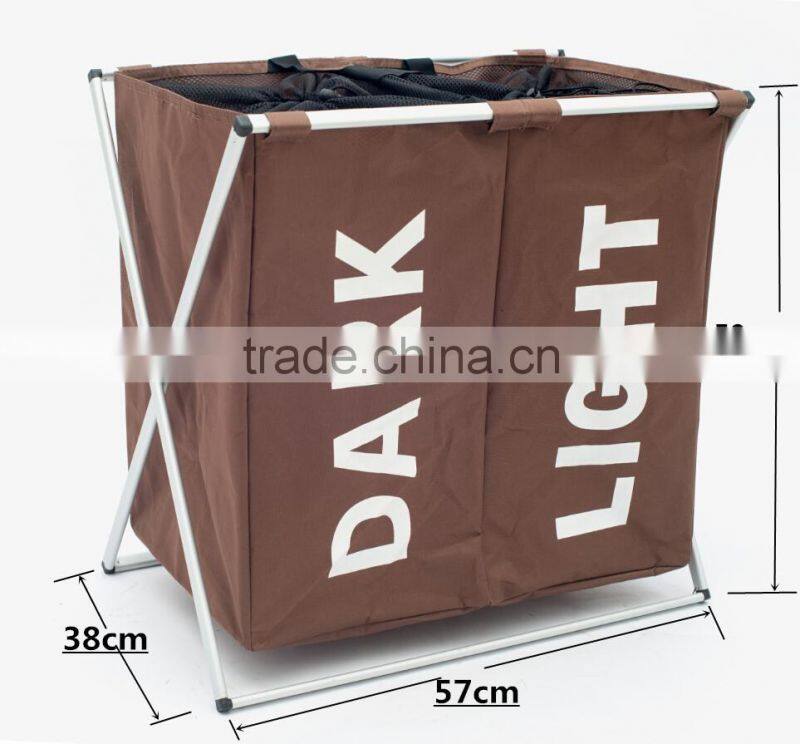 MuJi China wholesale waterproof oxford cloth laundry basket, laundry basket corner basket, dirty basket