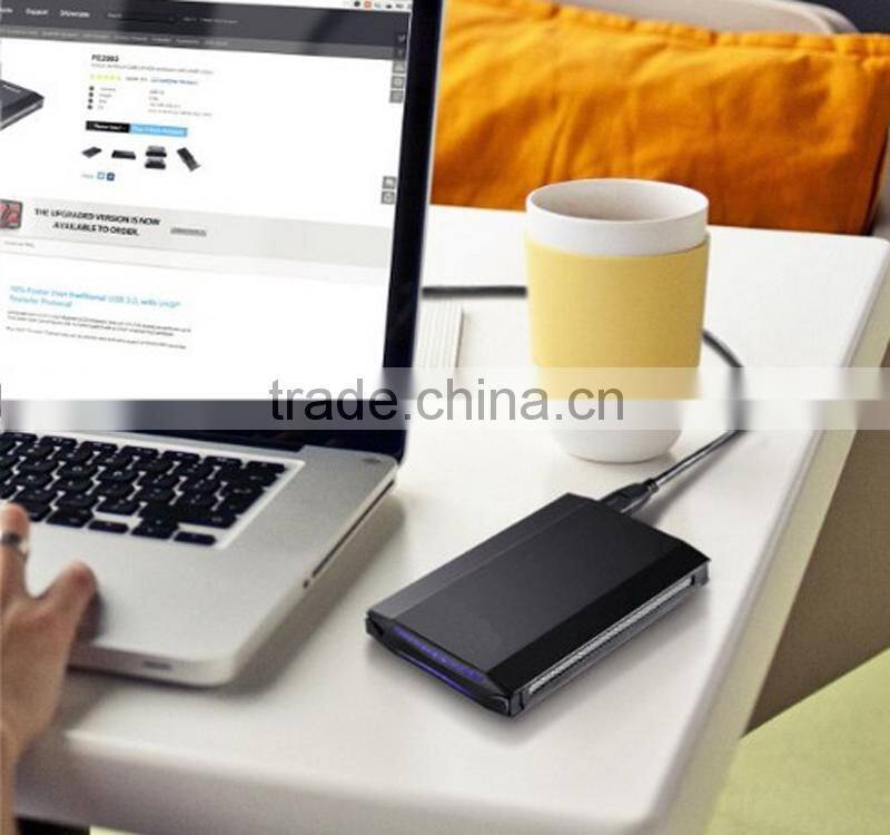 Hot sale USB2.0 2.5 Inch Aluminum HDD External Enclosure Case for 2.5" SATA Hard Disk Drive 2TB
