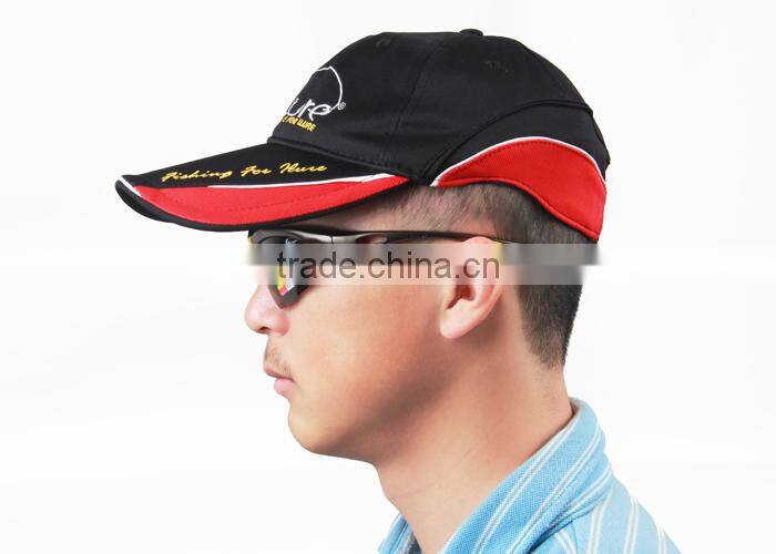 ILURE Fishing Cap Black Red Hat