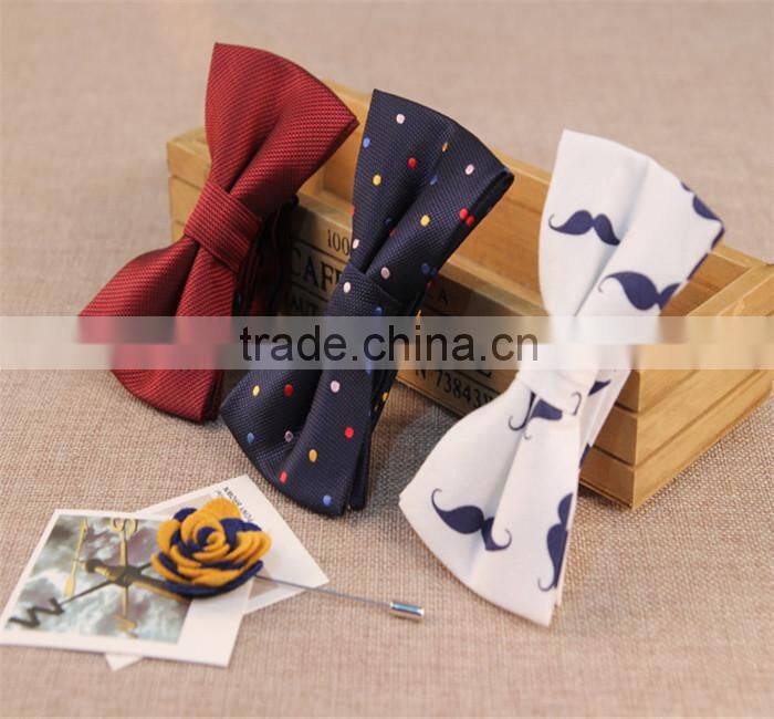 Country Floral Pre-Tied Bow Tie