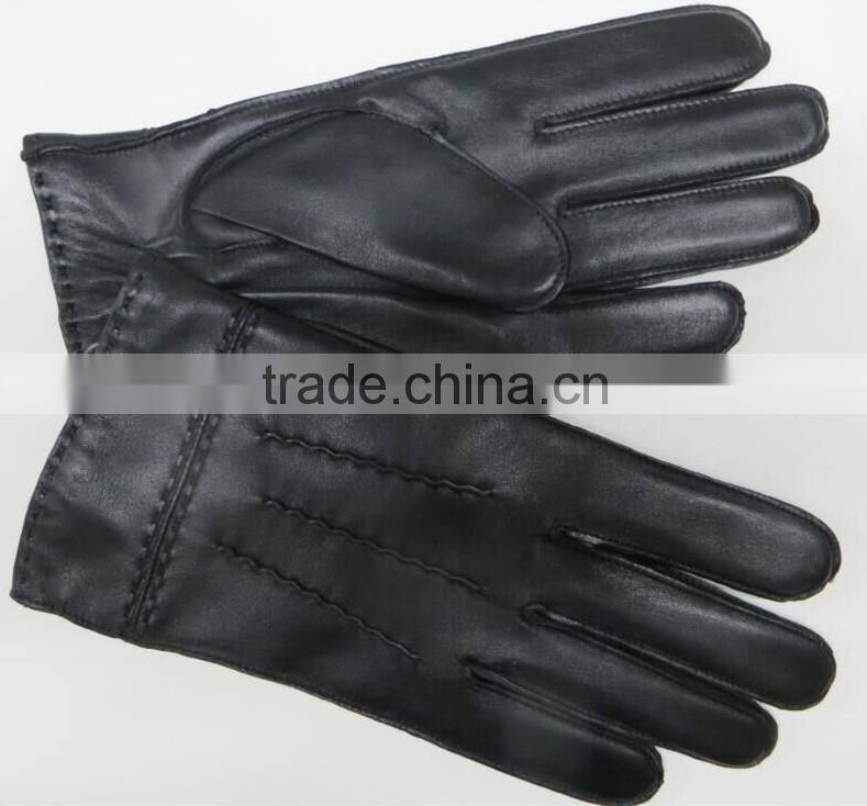Wholesale Italian mens leather handmade gloves ,mens driving leather gloves
