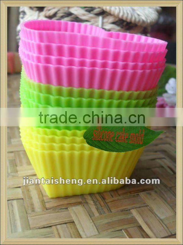 Heart shape silicone molds for cake decorating sales promotion