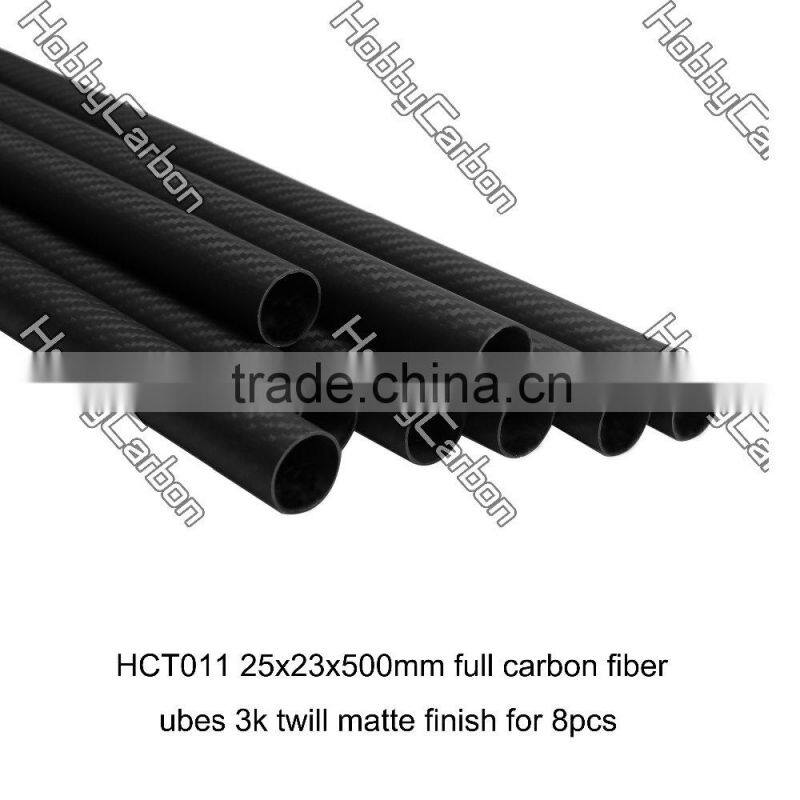 Multirotor / UAV 40*38*500mm 3k Professional Pure Carbon Fiber Twill Matte Weave Round/Square Tube