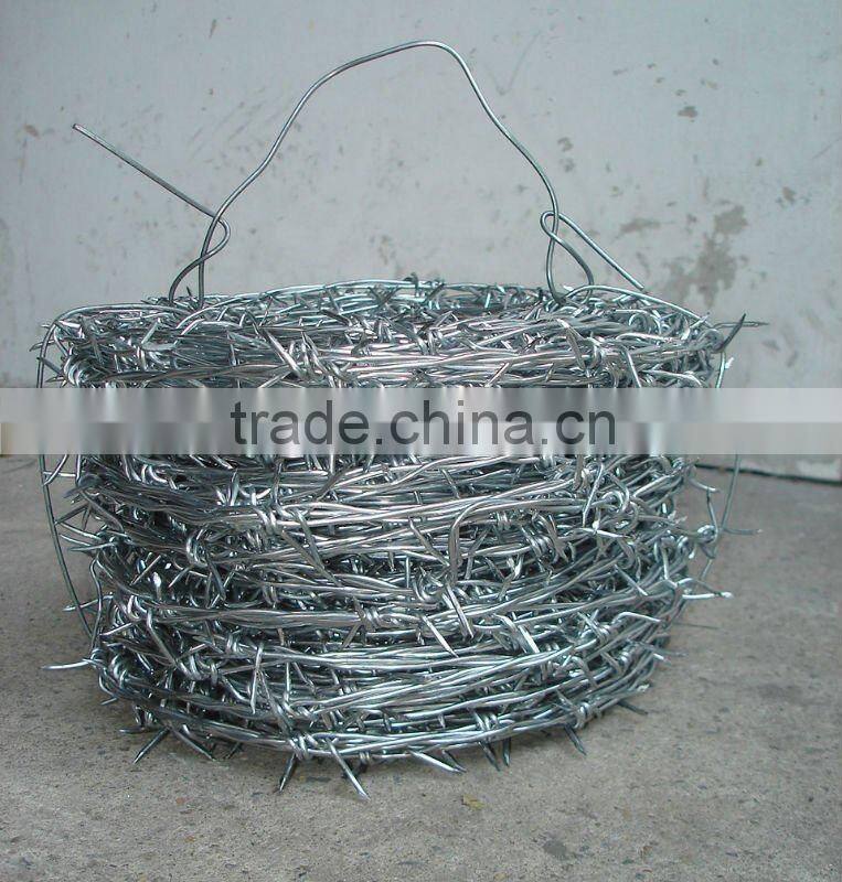 4 Barbed Points Double Strand Barbed Wire Factory EXACT weight