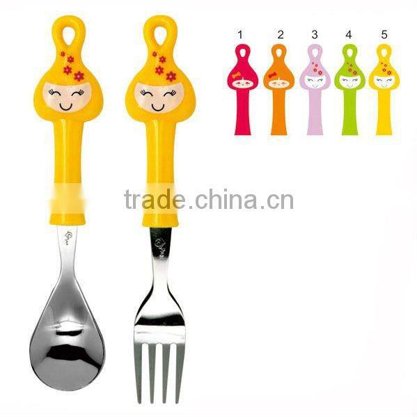 cute cartoon tableware set stainless steel
