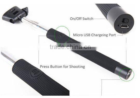 kjstar wireless bluetooth mobile phone self-timer selfie stick monopod Z07-05