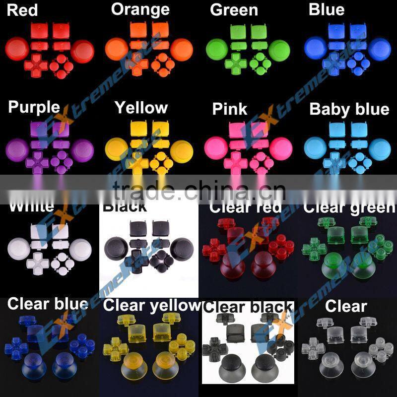 small moq For PS3 Controller Buttons Orange Thumbstick Dad L1 R1 L2 R2 Triggers Kits