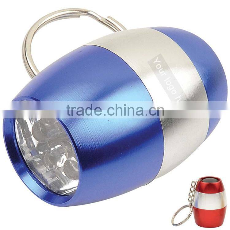 Factory direct sales of high quality keychain with LED light flashlight