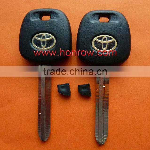 High Quality Toyota transponder key shell with Toy43 blade,Toyota key blank,Toyota keys