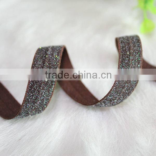 Wholesale glitter strench ribbon