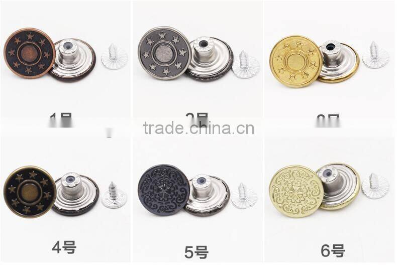 garment accessory press metal snap button