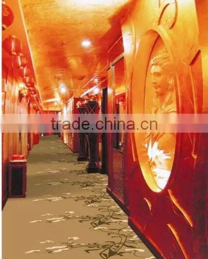 handtufted wall to wall casino carpet