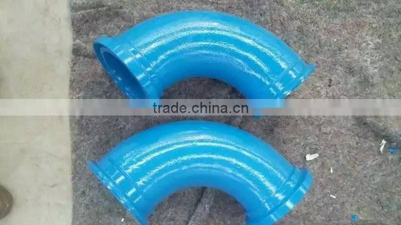 DN125* R275* 90 degree boom pump wear resistant elbow