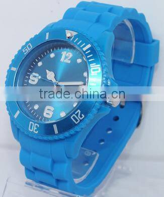 High Quality Silicone Watch Quartz Stainless Steel Back