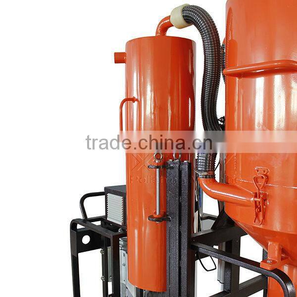 Strong power dust vacuum with grinder