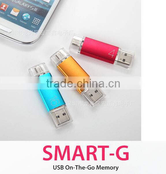 OTG Usb Flash Drives,OTG Usb For Smartphone & PC Pendrive Memory Stick OTG Ultra Dual 16GB USB Micro Pen Flash