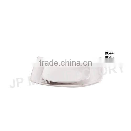 Round White Melamine flat plate A5 material B128