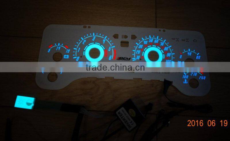 OSRAM material EL Luminous instrument board / EL sheet dashboard / EL panel dashboard