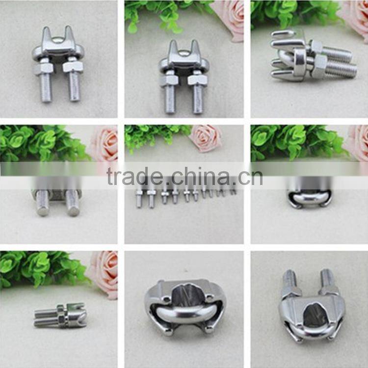 Industries 070021 Malleable Wire Rope Clip, 1/16-Inch, Malleable Iron, 3-Pack DIN1142 Wire Rope Clip Wells Top Quality