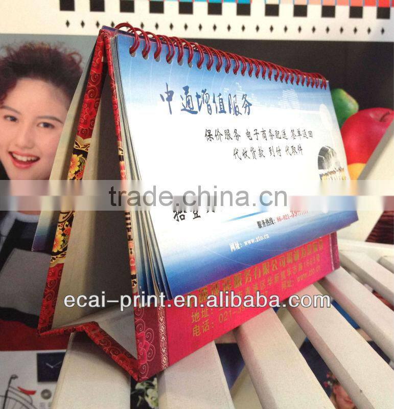 Desk calendar printing company in Beijing China/Advertising printing