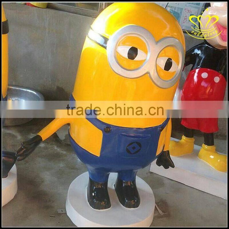 Custom outdoor landscape sculpture FRP cartoon Mitch Mini painting exhibition decorative sculpture