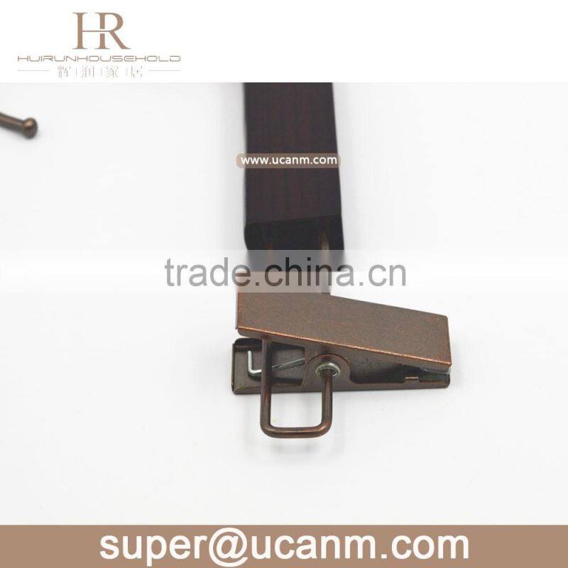 HRW-UT36GV hot sale black ashtree wood pant hanger wholesale