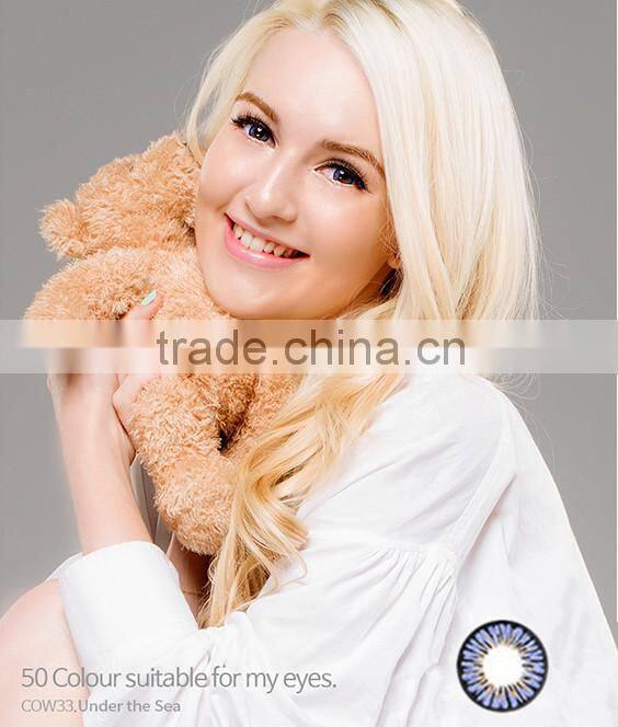 wholesale 50 colors love dolls korea cosmetic color contact lenses