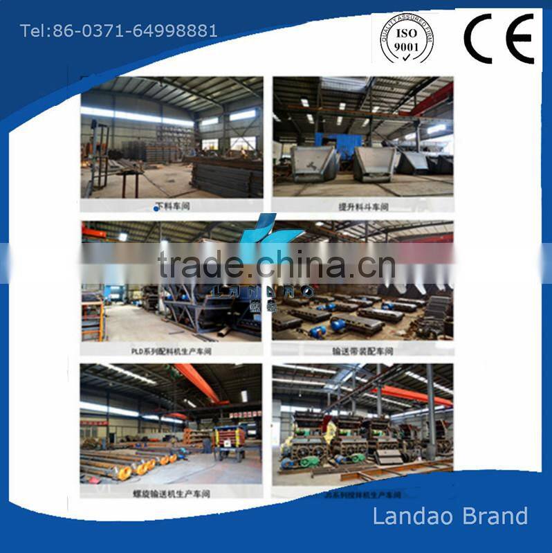 Reliable mini compact 35m3/h concrete batching plant with bucket loading