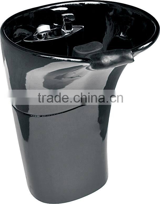 Proffessional Shampoo chair basin salon fiber glass base ceramic shampoo bowl X-B29