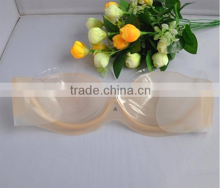 Women Sexy Invisiable Stick on Thin Silicone Bra