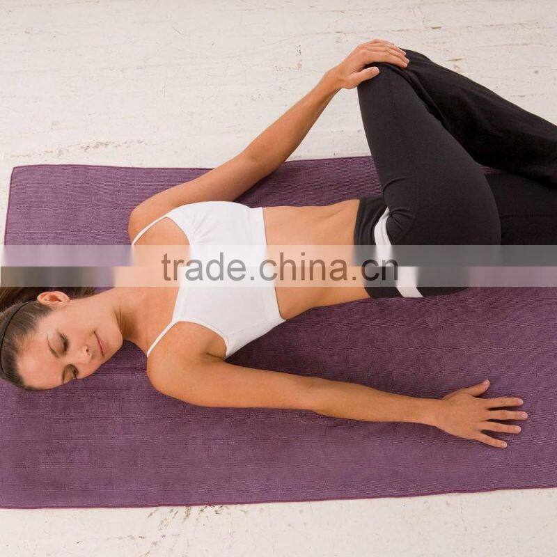 eco friendly flower yoga mat towel YT-002