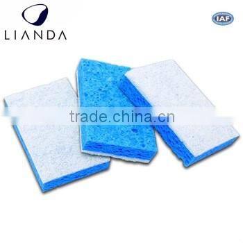 super absorbent cellulose scrub sponge,kitchen cellulose sponge within scouring pad,kitchen sponge scouring pad