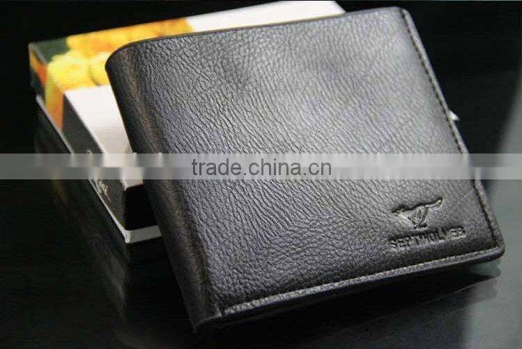fashional men's wallet cheque holder men's wallet with Multi-function pocket