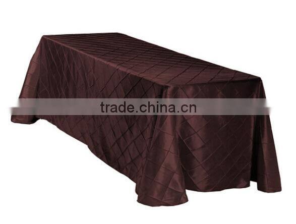 Rectangle Taffeta Tablecloth,Pintuck Tablecloth,Tablecloth Overlay